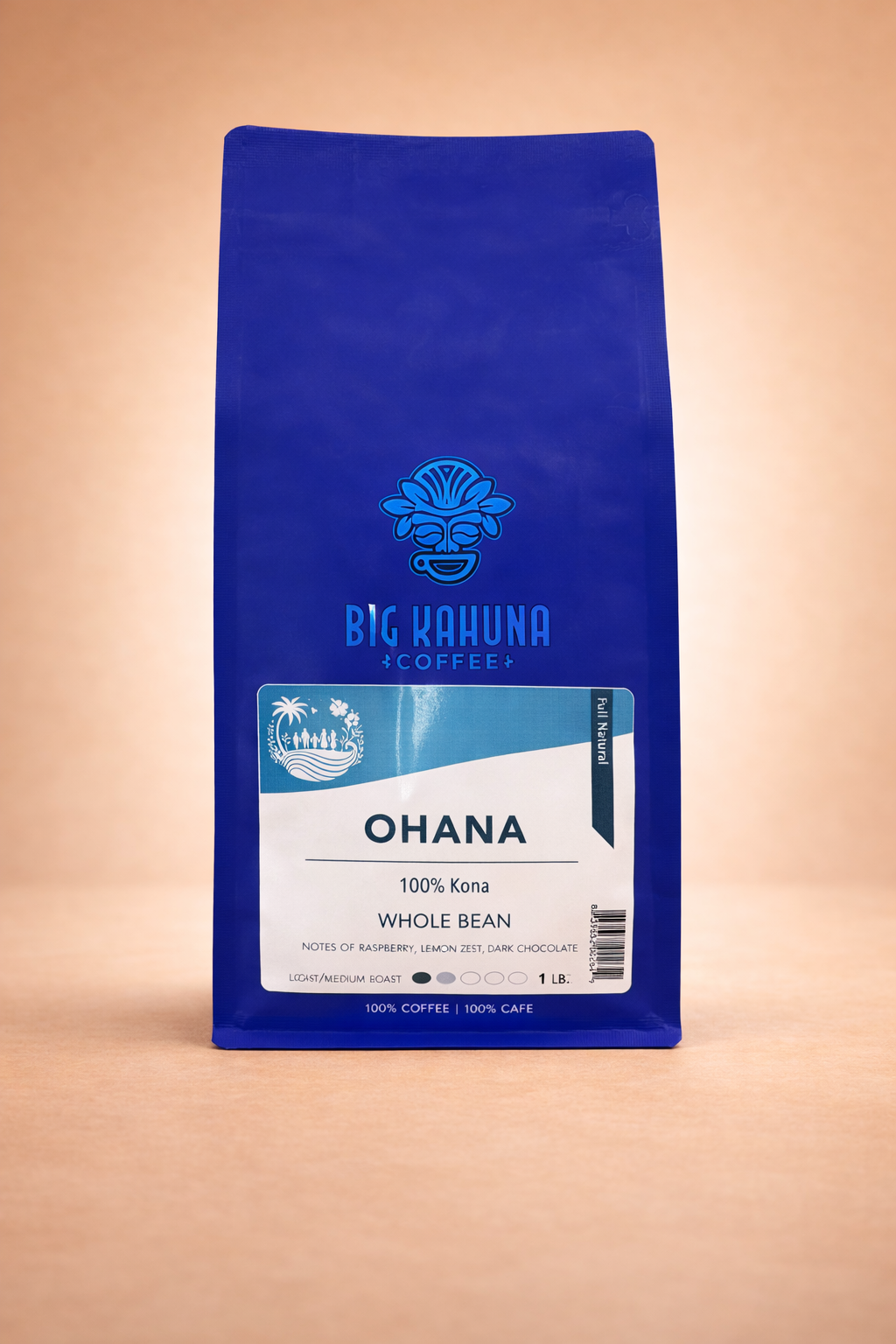 BKC - OHANA - 100% Kona Single Origin Premium Whole Bean Coffee