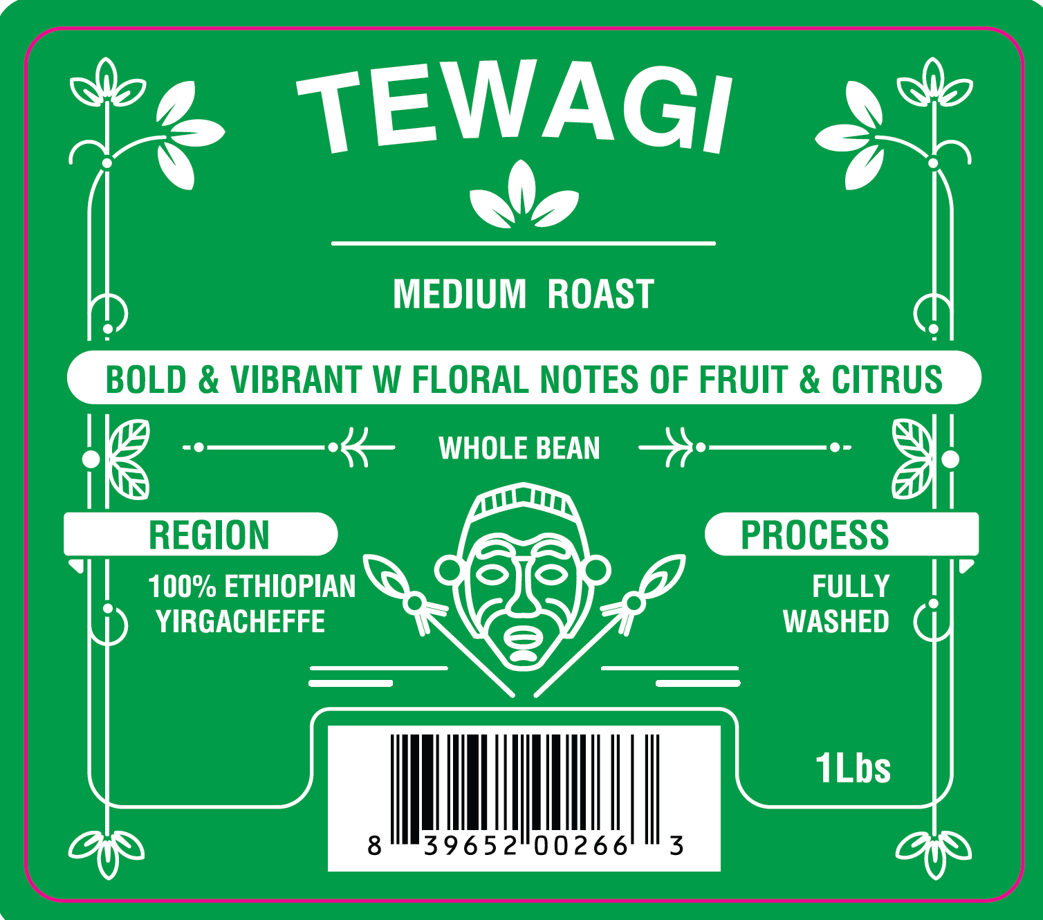 TEWAGI - 100% Ethiopian Yirgacheffe Kochere
