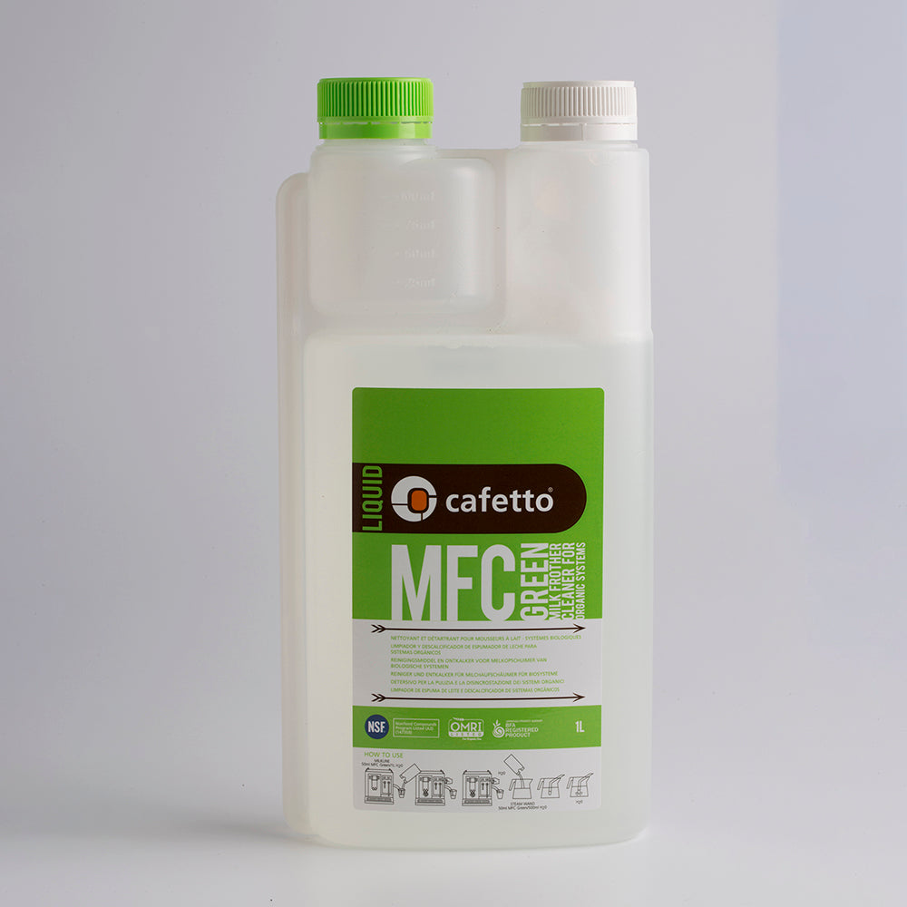 Cafetto Organic Milk Frother Cleaner Green 1L