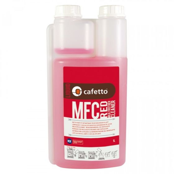 Cafetto Weekly Milk Frother Cleaner Red 1L