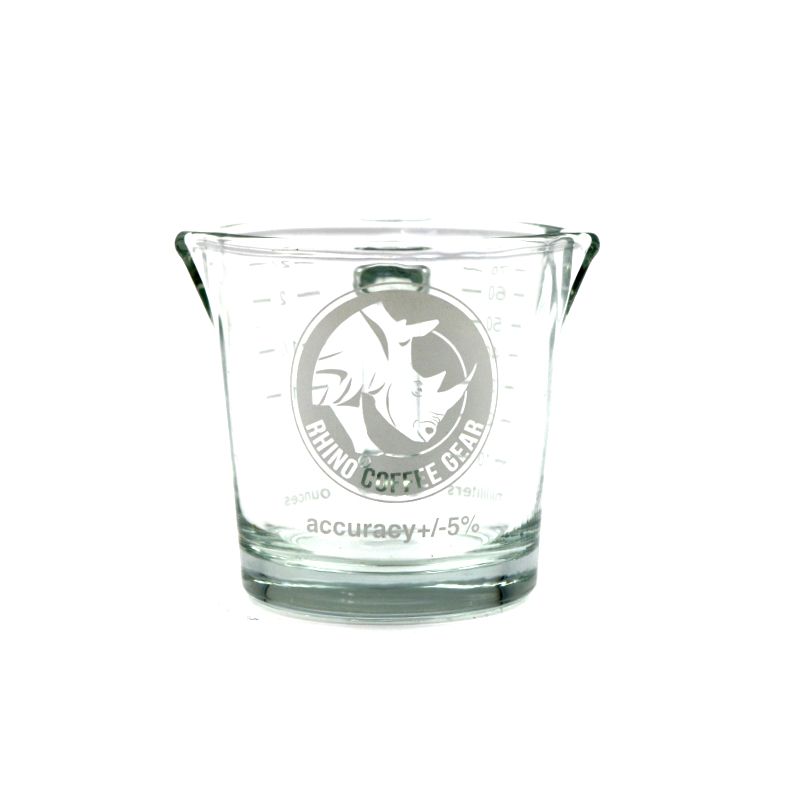 Shot Glass w handle 2.4oz / 70ml - Rhinowares - Espresso Gear