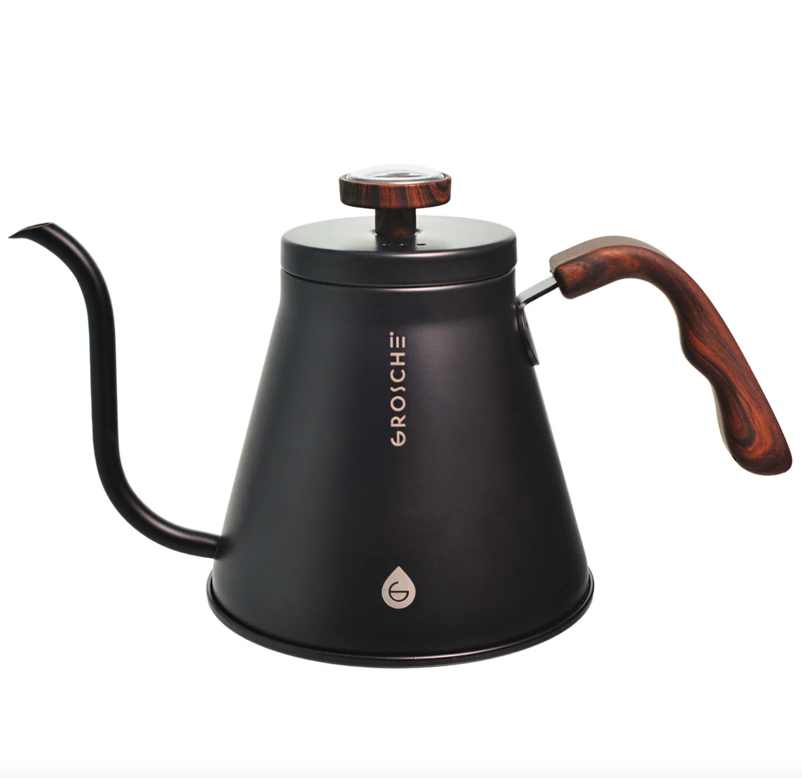 GROSCHE Marrakesh Stainless Steel Pour-Over Kettle – 1L with Temperature Gauge