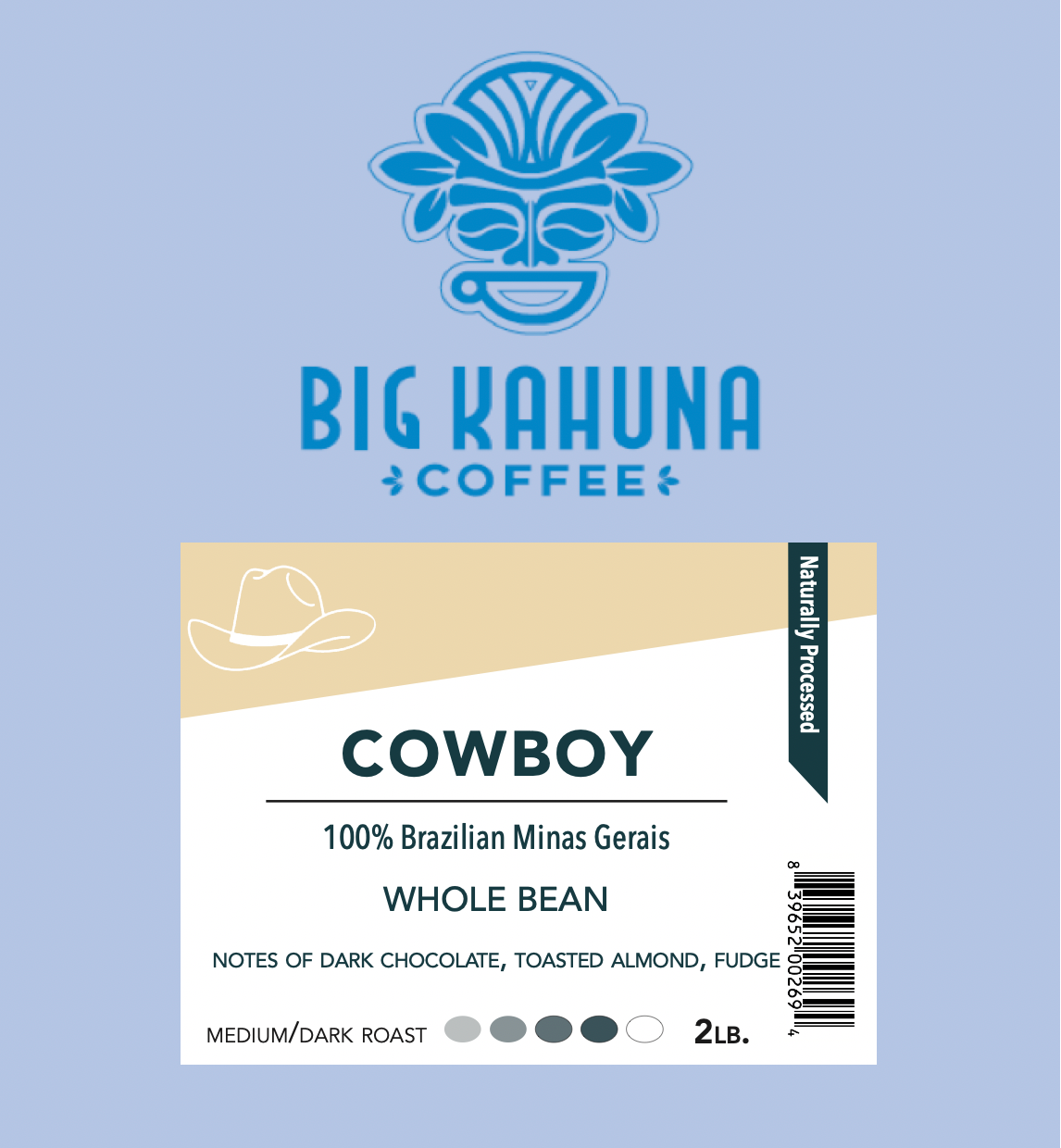 BIG✼KAHUNA COWBOY Brazilian Specialty Coffee | Big Kahuna Coffee